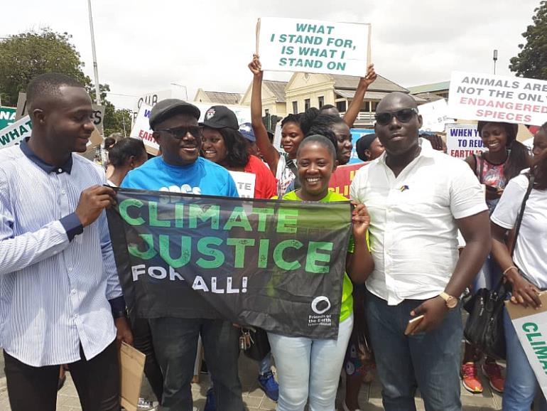 Accra climate strike